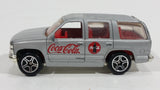 2001 Matchbox Coca-Cola Coke Soda Pop '97 Chevy Tahoe Silver Die Cast Toy SUV Car Vehicle - Treasure Valley Antiques & Collectibles