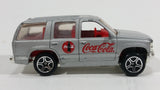 2001 Matchbox Coca-Cola Coke Soda Pop '97 Chevy Tahoe Silver Die Cast Toy SUV Car Vehicle - Treasure Valley Antiques & Collectibles