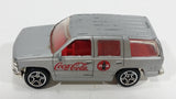 2001 Matchbox Coca-Cola Coke Soda Pop '97 Chevy Tahoe Silver Die Cast Toy SUV Car Vehicle - Treasure Valley Antiques & Collectibles