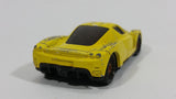 2005 Hot Wheels Enzo Ferrari Yellow Die Cast Toy Super Car Vehicle