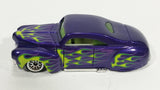 2011 Hot Wheels DC Comics Heat Fleet Green Lantern Tail Dragger Purple Die Cast Toy Car Vehicle - Treasure Valley Antiques & Collectibles