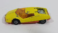 1973 Lesney Products Matchbox Yellow Orange Superfast No. 33 Datsun 126X Toy Car Vehicle - Treasure Valley Antiques & Collectibles