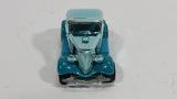 1995 Hot Wheels Speed Gleamer 3-Window '34 Turquoise Blue Chrome Die Cast Toy Car Hot Rod Vehicle - Treasure Valley Antiques & Collectibles