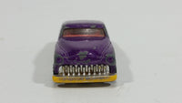 1990 Hot Wheels Purple Passion Red Interior White Wall Dark Purple Die Cast Toy Car Vehicle