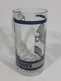 Dallas Cowboys NFL Football Team 5 1/2" Tall Clear Glass Beer Mug Sports Collectible - Treasure Valley Antiques & Collectibles