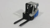 2009 Matchbox Power Lift 2000 Fork Lift Blue Grey Die Cast Toy Car Warehouse Machinery Construction Vehicle Equipment