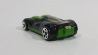 2003 Hot Wheels World Race Series Road Beasts Double Cross Black Green Die Cast Toy Car Vehicle - McDonald's Happy Meal - Treasure Valley Antiques & Collectibles