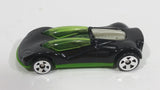 2003 Hot Wheels World Race Series Road Beasts Double Cross Black Green Die Cast Toy Car Vehicle - McDonald's Happy Meal - Treasure Valley Antiques & Collectibles