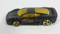 2001 Hot Wheels Company Cars Jaguar XJ220 Black Die Cast Toy Car Vehicle