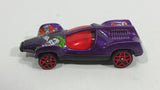 2004 Hot Wheels Batman Speed Machine The Joker Dark Purple Die Cast Toy Car Vehicle