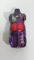 2004 Hot Wheels Batman Speed Machine The Joker Dark Purple Die Cast Toy Car Vehicle