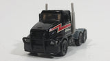 Hard to find 2009 Matchbox Semi Tractor Arrow Deliverables Truck Black Die Cast Toy Car Rig Vehicle - Treasure Valley Antiques & Collectibles