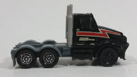 Hard to find 2009 Matchbox Semi Tractor Arrow Deliverables Truck Black Die Cast Toy Car Rig Vehicle - Treasure Valley Antiques & Collectibles