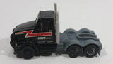 Hard to find 2009 Matchbox Semi Tractor Arrow Deliverables Truck Black Die Cast Toy Car Rig Vehicle - Treasure Valley Antiques & Collectibles