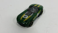 2014 Hot Wheels Thrill Racers RRRoadster Dark Green 4 Die Cast Toy Race Car Vehicle