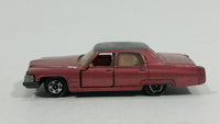 Rare Vintage 1976 Tomica Cadillac Fleetwood Brougham Pink No. F2 1/77 Scale Die Cast Toy Car Vehicle Made in Japan