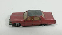 Rare Vintage 1976 Tomica Cadillac Fleetwood Brougham Pink No. F2 1/77 Scale Die Cast Toy Car Vehicle Made in Japan