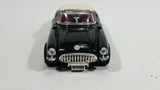 SunnySide Superior 1957 Chevrolet Corvette Black with White Top SS 5709 1/36 Scale Motorized Friction Die Cast Toy Car Vehicle