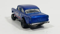 2014 Hot Wheels Workshop Performance '55 Chevy Bel Air Gasser Dark Blue Die Cast Toy Muscle Car Vehicle