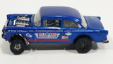 2014 Hot Wheels Workshop Performance '55 Chevy Bel Air Gasser Dark Blue Die Cast Toy Muscle Car Vehicle