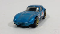 2013 Hot Wheels Shelby Cobra Daytona Coupe Teal Blue Die Cast Toy Muscle Car Vehicle