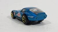 2013 Hot Wheels Shelby Cobra Daytona Coupe Teal Blue Die Cast Toy Muscle Car Vehicle