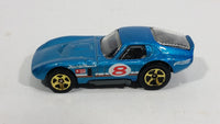 2013 Hot Wheels Shelby Cobra Daytona Coupe Teal Blue Die Cast Toy Muscle Car Vehicle