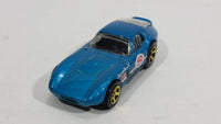 2013 Hot Wheels Shelby Cobra Daytona Coupe Teal Blue Die Cast Toy Muscle Car Vehicle