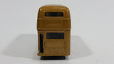 2008 Matchbox City Action Double Decker Bus Gold Die Cast Toy Car Public Transit Vehicle - Treasure Valley Antiques & Collectibles