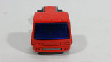 2001 Matchbox Construction Heroes Isuzu Delivery Truck Orange Die Cast Toy Car Vehicle - Treasure Valley Antiques & Collectibles