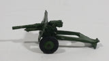 Vintage Dinky Toys 25 PR GUN 686 Army Green Die Cast Military Artillery Toy War Machine Equipment