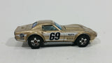 2012 Hot Wheels '69 Copo Corvette Light Gold Die Cast Toy Car Vehicle