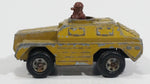 1973 Lesney Products Matchbox Rolamatics Stoat Yellow Brown Gold No. 28 Toy Car Army Military Scout Lookout Vehicle - Treasure Valley Antiques & Collectibles