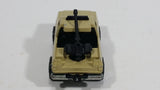 Vintage Majorette Depanneuse No. 228 Tan Beige Die Cast Military Army Truck Mounted Gun Toy Car Vehicle - Treasure Valley Antiques & Collectibles