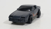 2013 Hot Wheels Muscle Mania Camaro Z28 Flat Dark Grey Die Cast Toy Car Vehicle