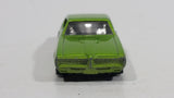 2013 Hot Wheels Muscle Mania '69 Pontiac GTO Lime Green Die Cast Toy Car Vehicle