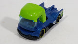 2017 Hot Wheels Legends of Speed Rig Heat Blue Lime Green Racing Truck Die Cast Toy Car Vehicle - Treasure Valley Antiques & Collectibles