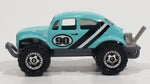 2007 Matchbox Volkswagen Beetle 4x4 Light Baby Blue Die Cast Toy Car Vehicle - Treasure Valley Antiques & Collectibles