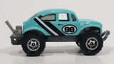 2007 Matchbox Volkswagen Beetle 4x4 Light Baby Blue Die Cast Toy Car Vehicle - Treasure Valley Antiques & Collectibles