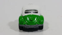 2003 Matchbox Hero City Airport Volkswagen Beetle Taxi Green & White Die Cast Toy Car Vehicle - Treasure Valley Antiques & Collectibles