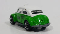 2003 Matchbox Hero City Airport Volkswagen Beetle Taxi Green & White Die Cast Toy Car Vehicle - Treasure Valley Antiques & Collectibles