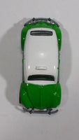 2003 Matchbox Hero City Airport Volkswagen Beetle Taxi Green & White Die Cast Toy Car Vehicle - Treasure Valley Antiques & Collectibles