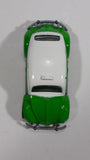 2003 Matchbox Hero City Airport Volkswagen Beetle Taxi Green & White Die Cast Toy Car Vehicle - Treasure Valley Antiques & Collectibles