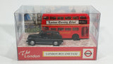 Oxford Diecast The City Collection Routemaster London Double Decker Red Bus and Black Taxi Cab Die Cast Toy Car Vehicle New In Package Sealed - Treasure Valley Antiques & Collectibles