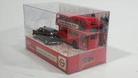 Oxford Diecast The City Collection Routemaster London Double Decker Red Bus and Black Taxi Cab Die Cast Toy Car Vehicle New In Package Sealed - Treasure Valley Antiques & Collectibles