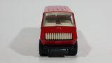 HTF Vintage Tonka Van Red Pressed Steel Toy Car Vehicle with Chrome 5 Spoke Wheels - Treasure Valley Antiques & Collectibles