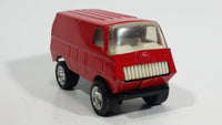 HTF Vintage Tonka Van Red Pressed Steel Toy Car Vehicle with Chrome 5 Spoke Wheels - Treasure Valley Antiques & Collectibles