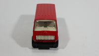 HTF Vintage Tonka Van Red Pressed Steel Toy Car Vehicle with Chrome 5 Spoke Wheels - Treasure Valley Antiques & Collectibles