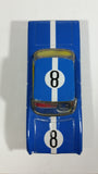 Vintage Classic Blue Muscle Car #8 Wind Up Tin Toy Car Vehicle - Working - Treasure Valley Antiques & Collectibles