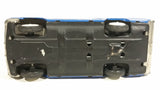 Vintage Classic Blue Muscle Car #8 Wind Up Tin Toy Car Vehicle - Working - Treasure Valley Antiques & Collectibles